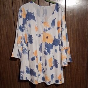 Floral Print Women's Top